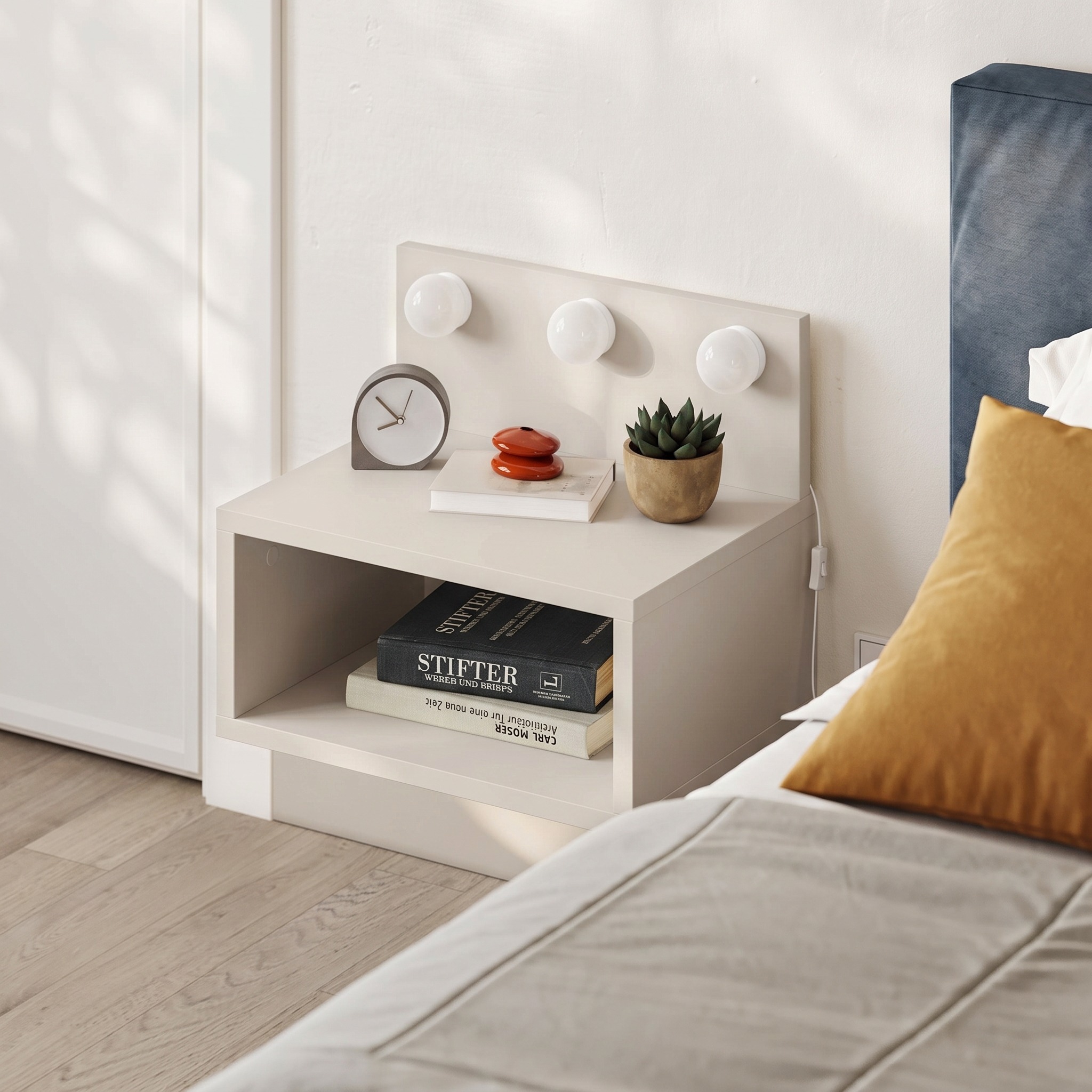 AI-staged furniture scene (lighting edit) — created with OmniRoom