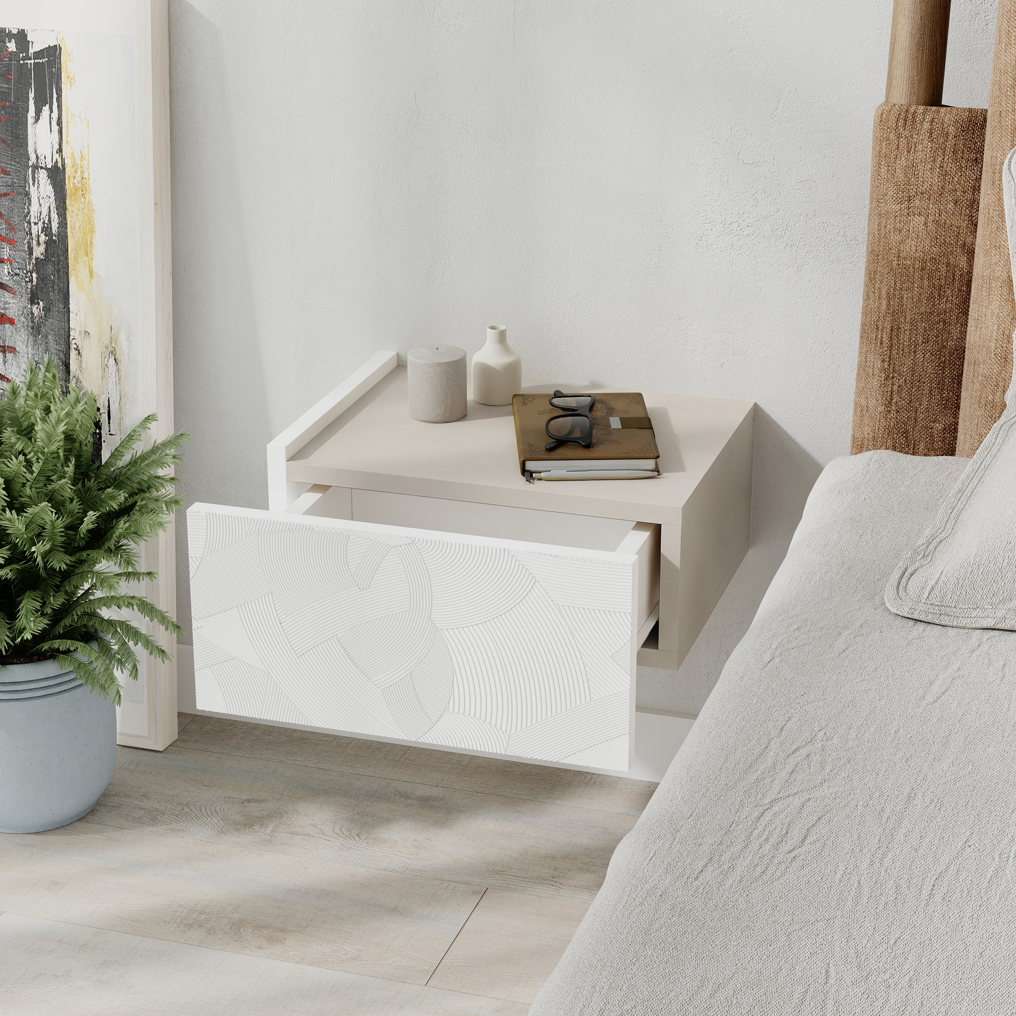 AI-staged furniture scene (lifestyle scene) — created with OmniRoom