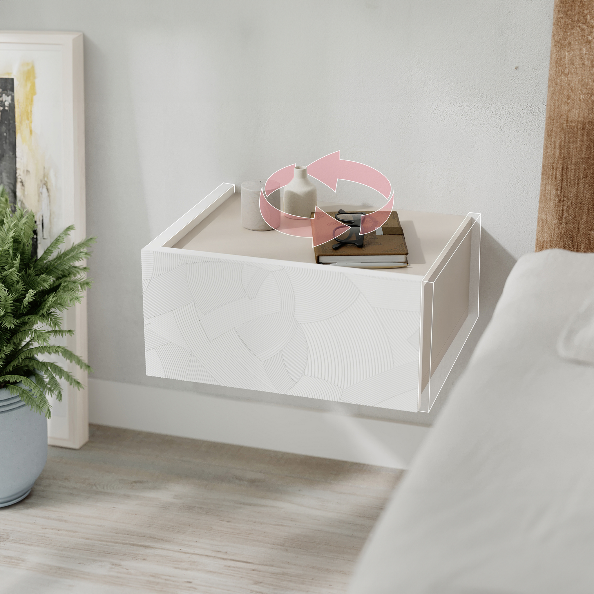 AI-staged furniture scene (lifestyle scene) — created with OmniRoom
