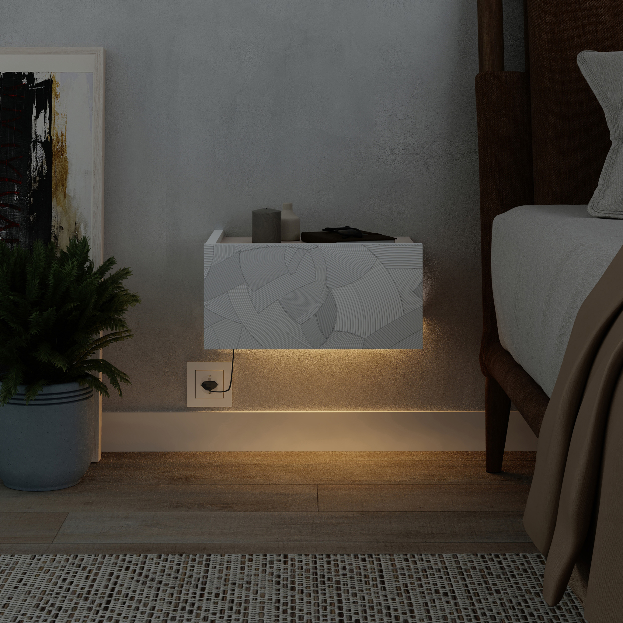 AI-staged furniture scene (lifestyle scene) — created with OmniRoom