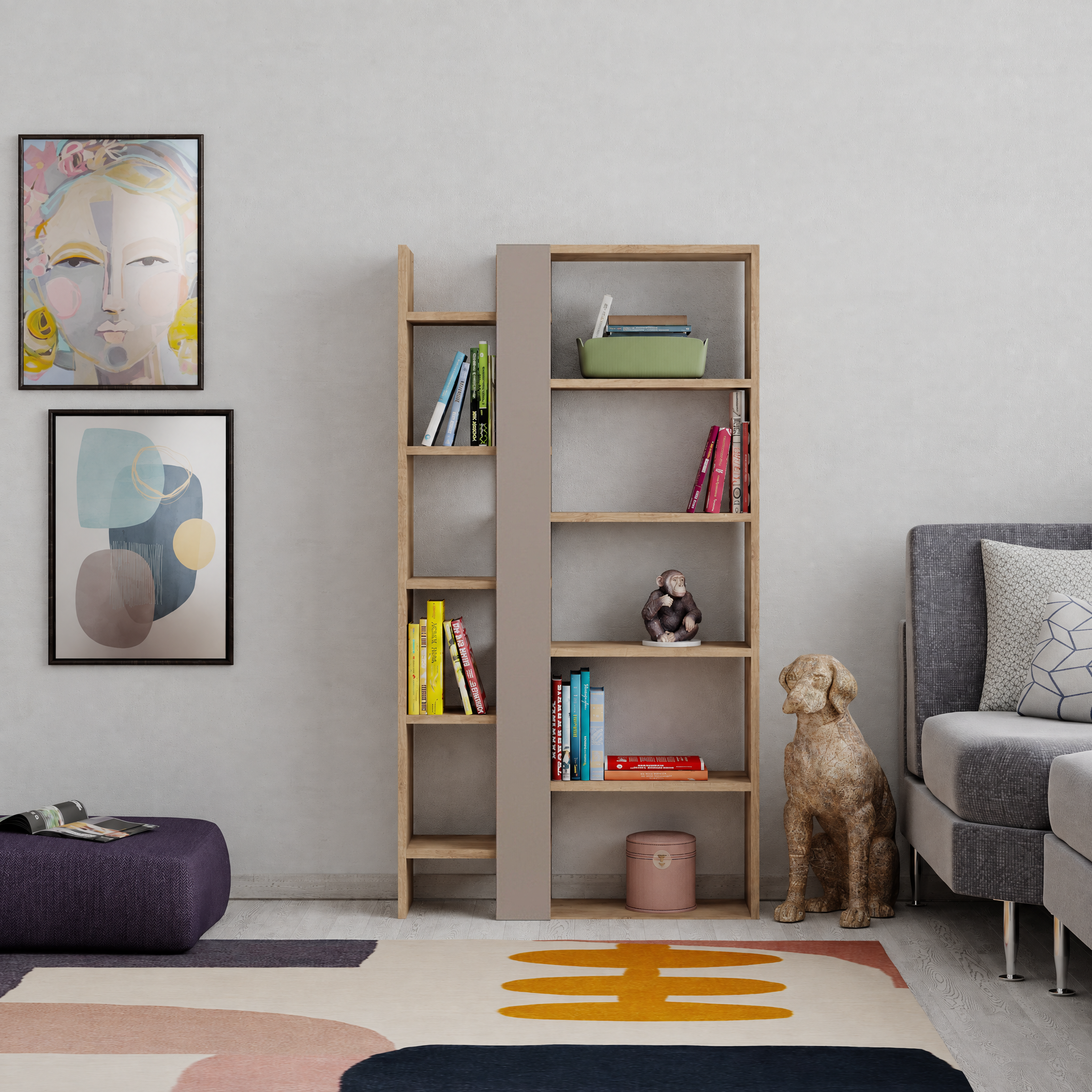 AI-staged furniture scene (lifestyle scene) — created with OmniRoom