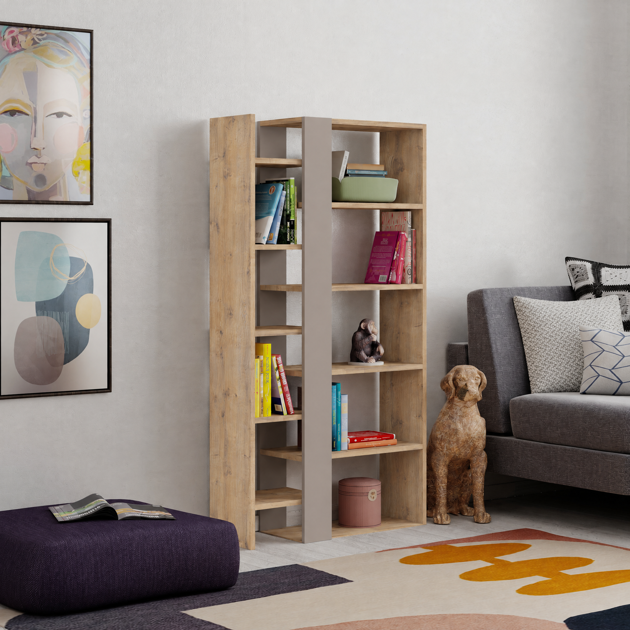 AI-staged furniture scene (lifestyle scene) — created with OmniRoom